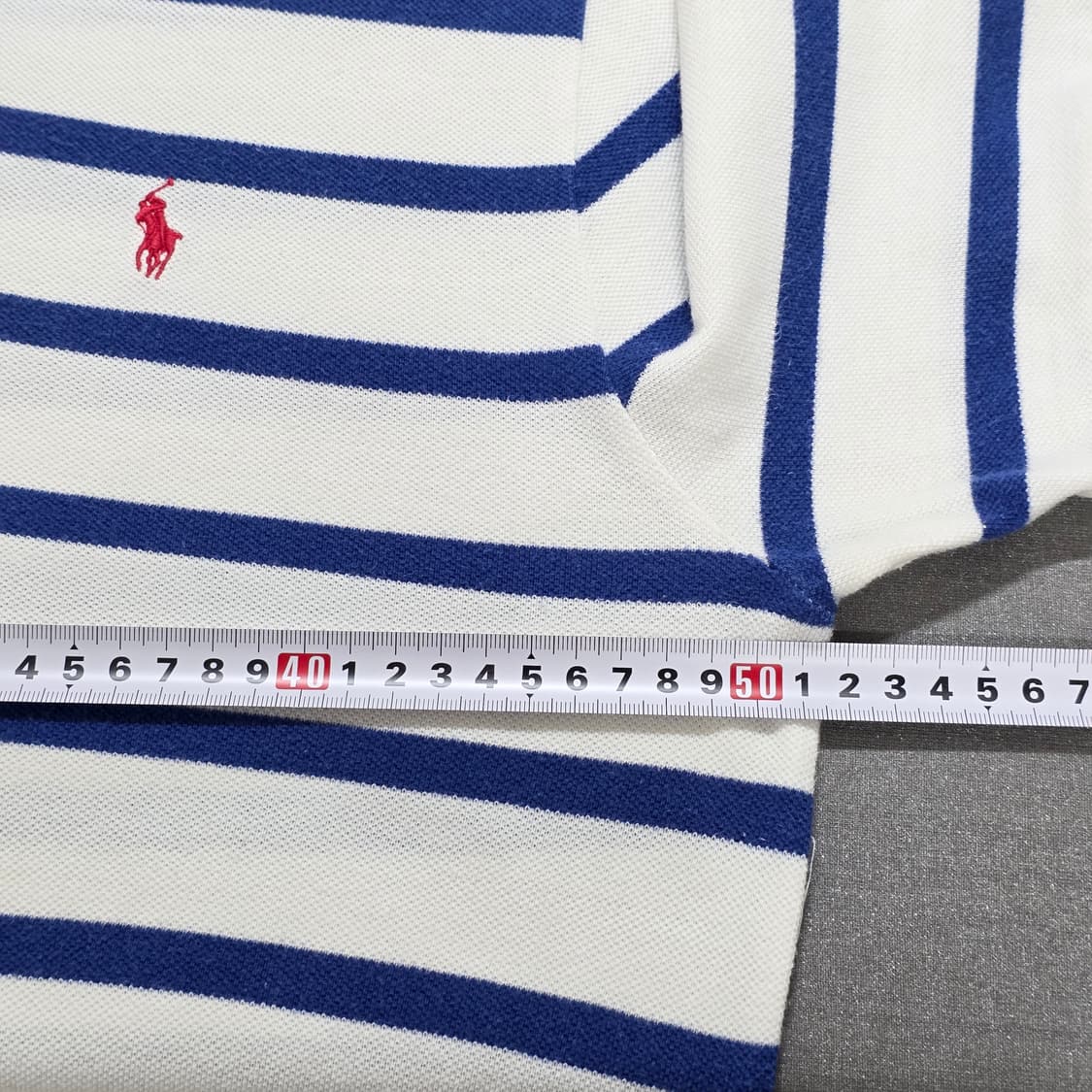 95 XL(18-20) 폴로 랄프로렌 스트라이프 반팔 카라티 상품이미지6