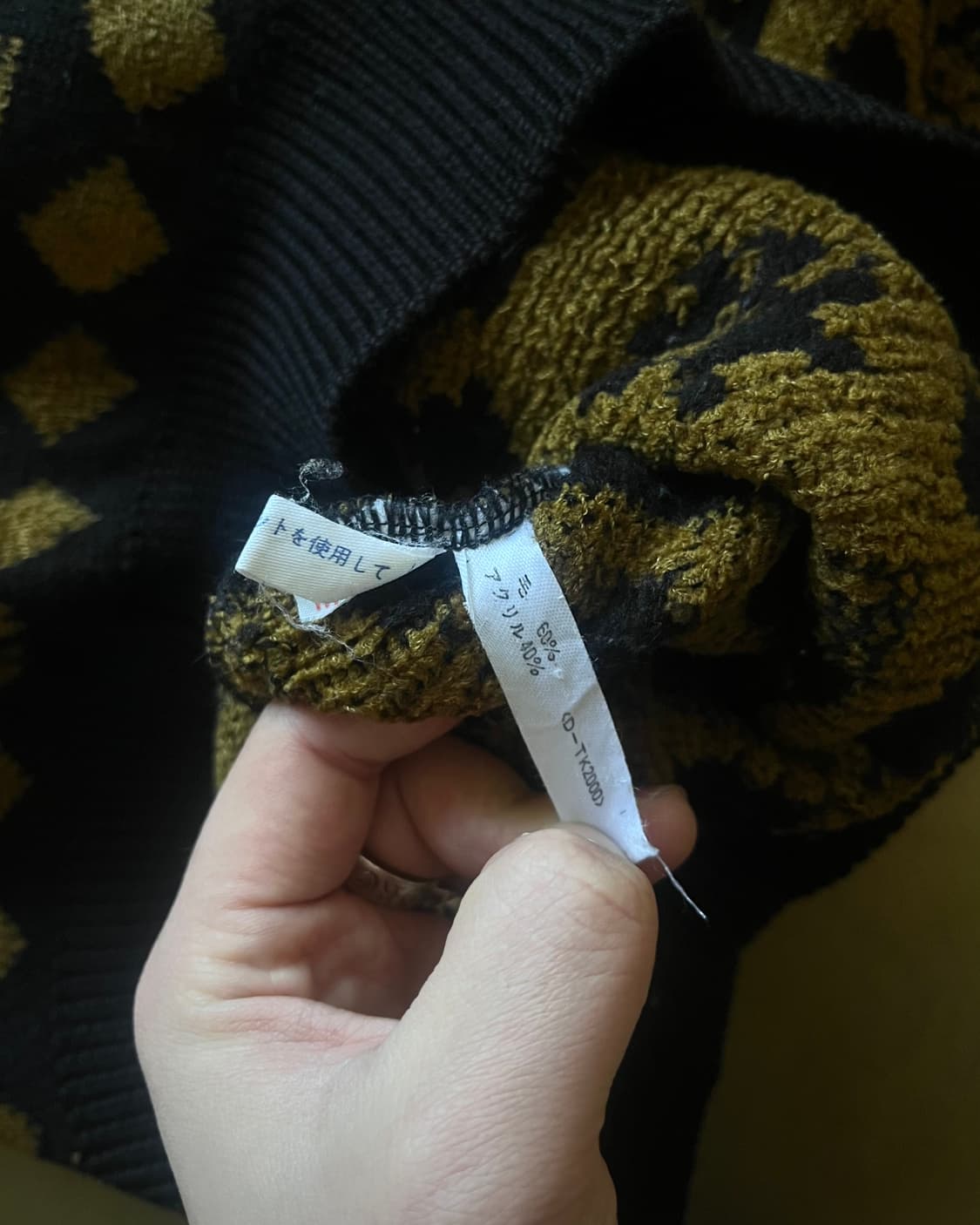 1980-90s Modigliani Italy Anticque Knit 상품이미지6