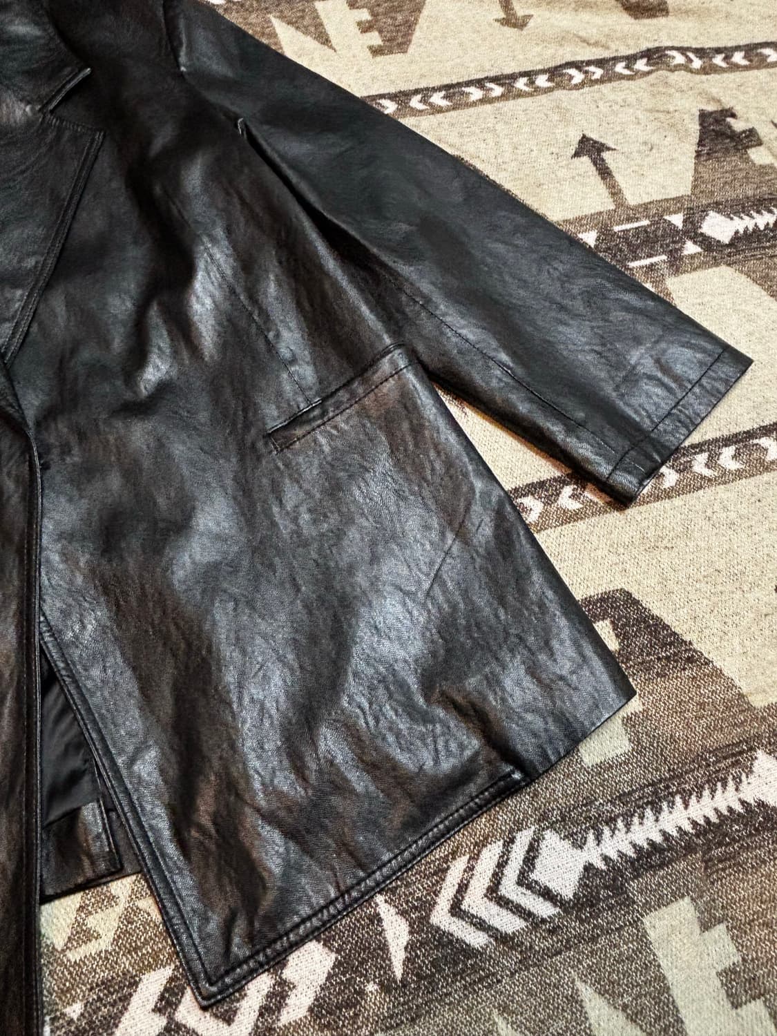 Material Lab 싱글 비건 레더 자켓   상품이미지8