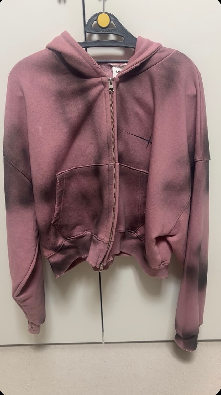 타이다이 빈티지 더티 후드집업 상품이미지1