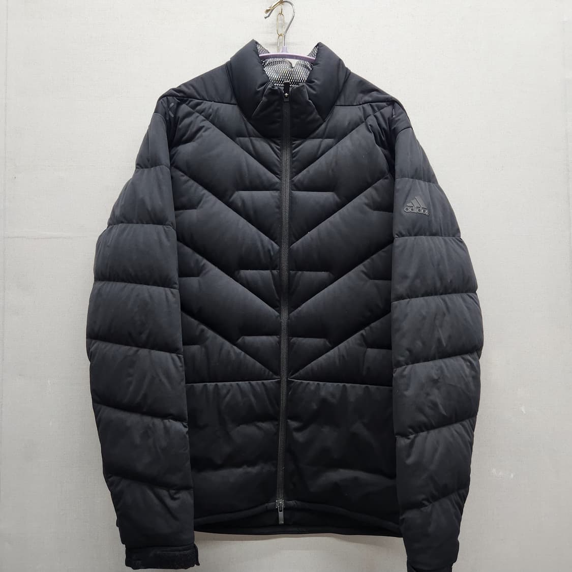 아디다스 로고 와펜 구스다운 투웨이경량패딩 XL(L) 상품이미지1