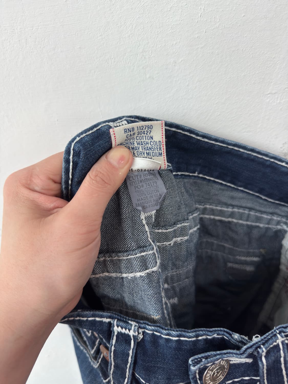 트루릴리젼 리키 수퍼티 로우라이즈 데님팬츠 상품이미지5