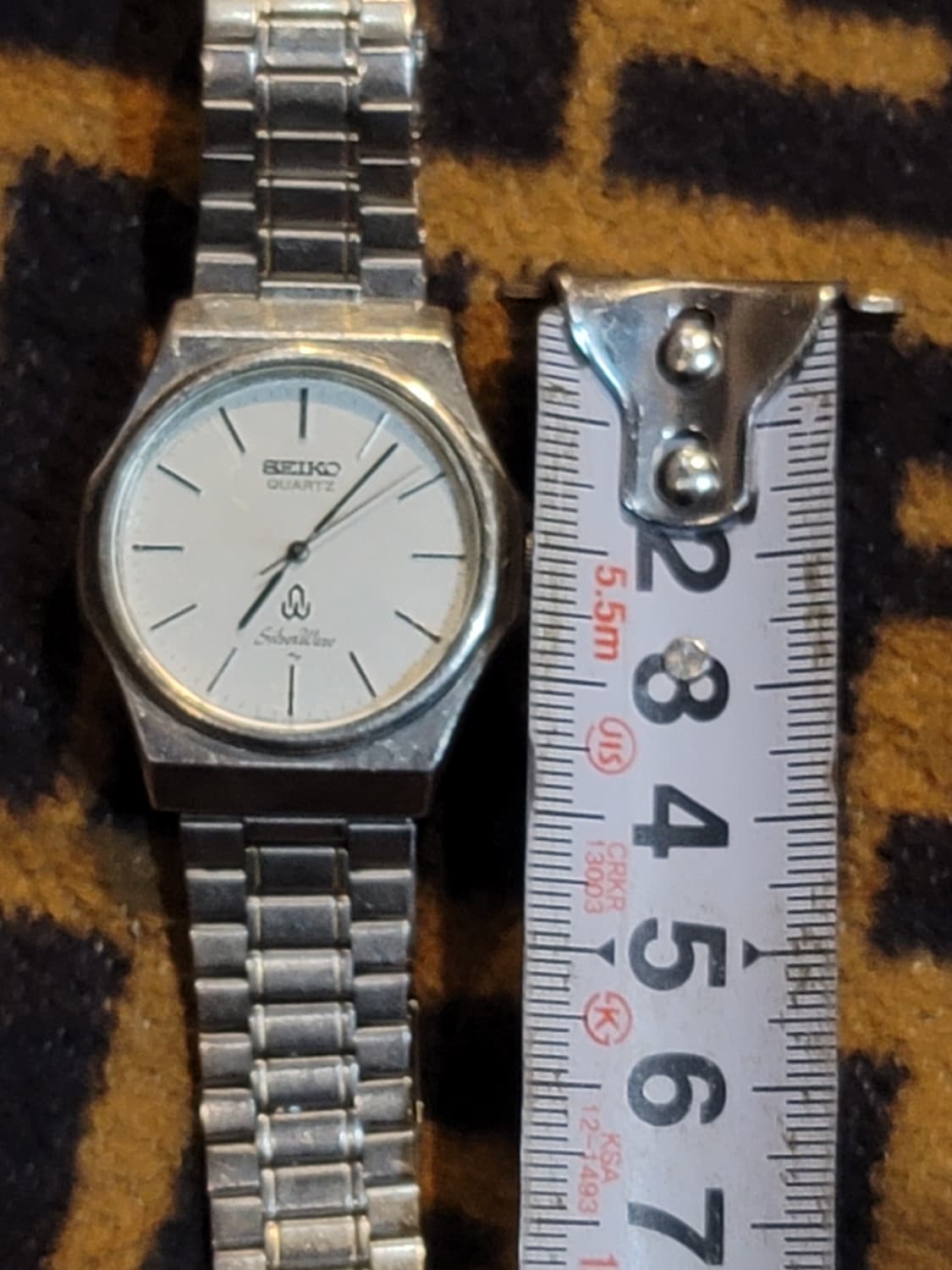 세이코 빈티지 실버웨이브 쿼츠 시계 상품이미지5