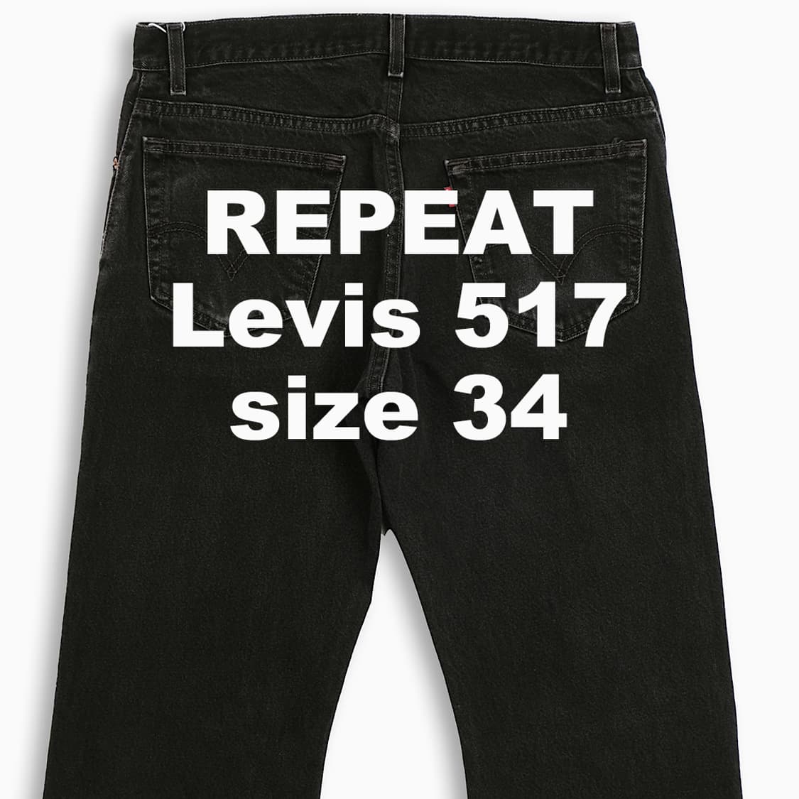 빈티지 리바이스 517 흑청 34 인치 LV51736170 상품이미지1