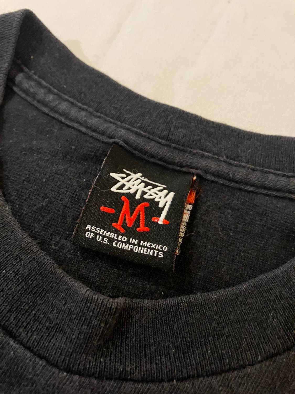 00s 빈티지 스투시 스케이트 그래픽 티셔츠 블랙 상품이미지3