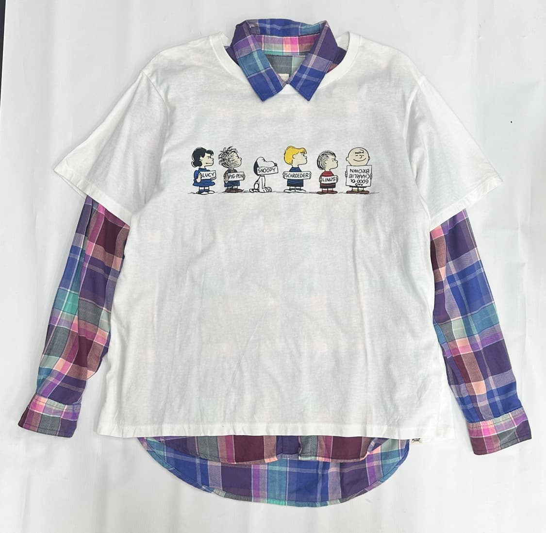 💜하구미의 스누피 괴짜 코디세트💜셔츠 레이어드 재팬 유니클로  상품이미지2