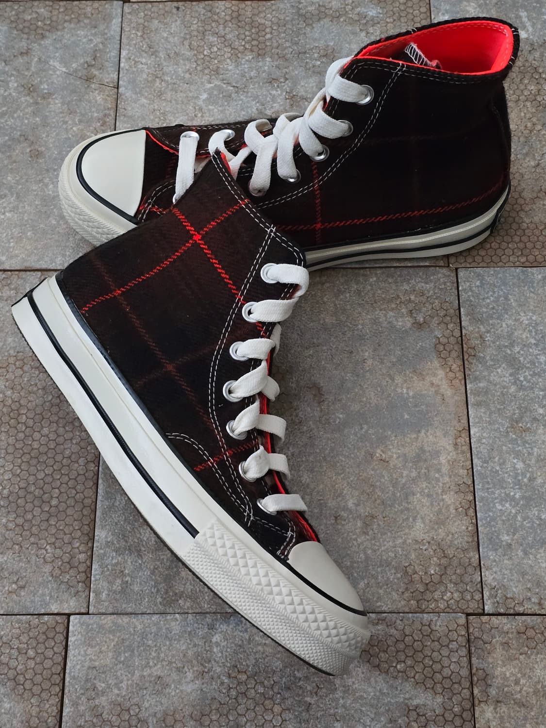 (230)컨버스 척 70 플래드 체크 하이  상품이미지6