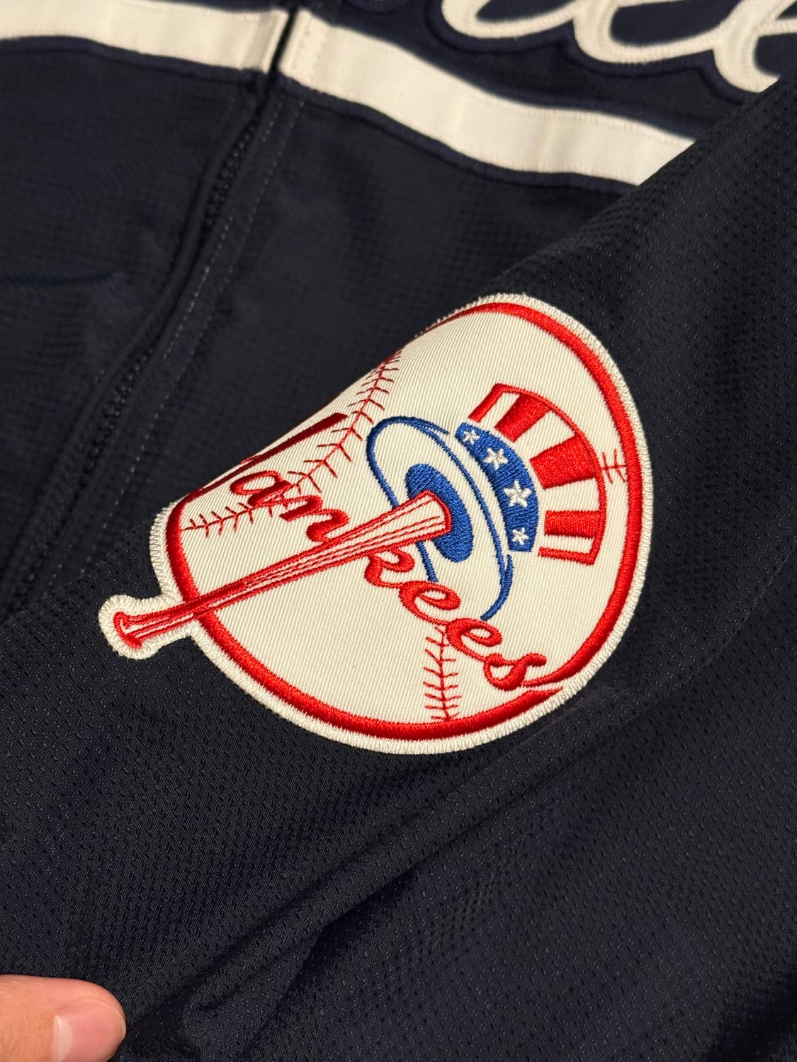 신품 마제스틱 뉴욕 양키스 스태디움 자켓 xxl 상품이미지4