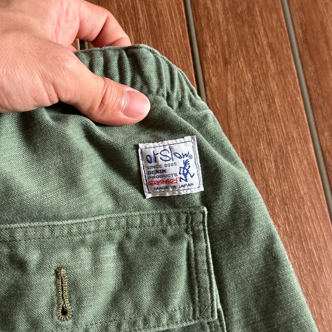 Orslow X Gramicci cotton fatigue pants 상품이미지4