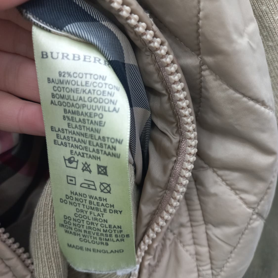 Burberry 여성 퀼팅 자켓 s(여85) 상품이미지5