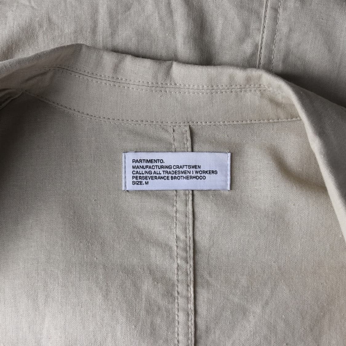 파르티멘토 오트밀 블레이져 자켓 M 상품이미지5