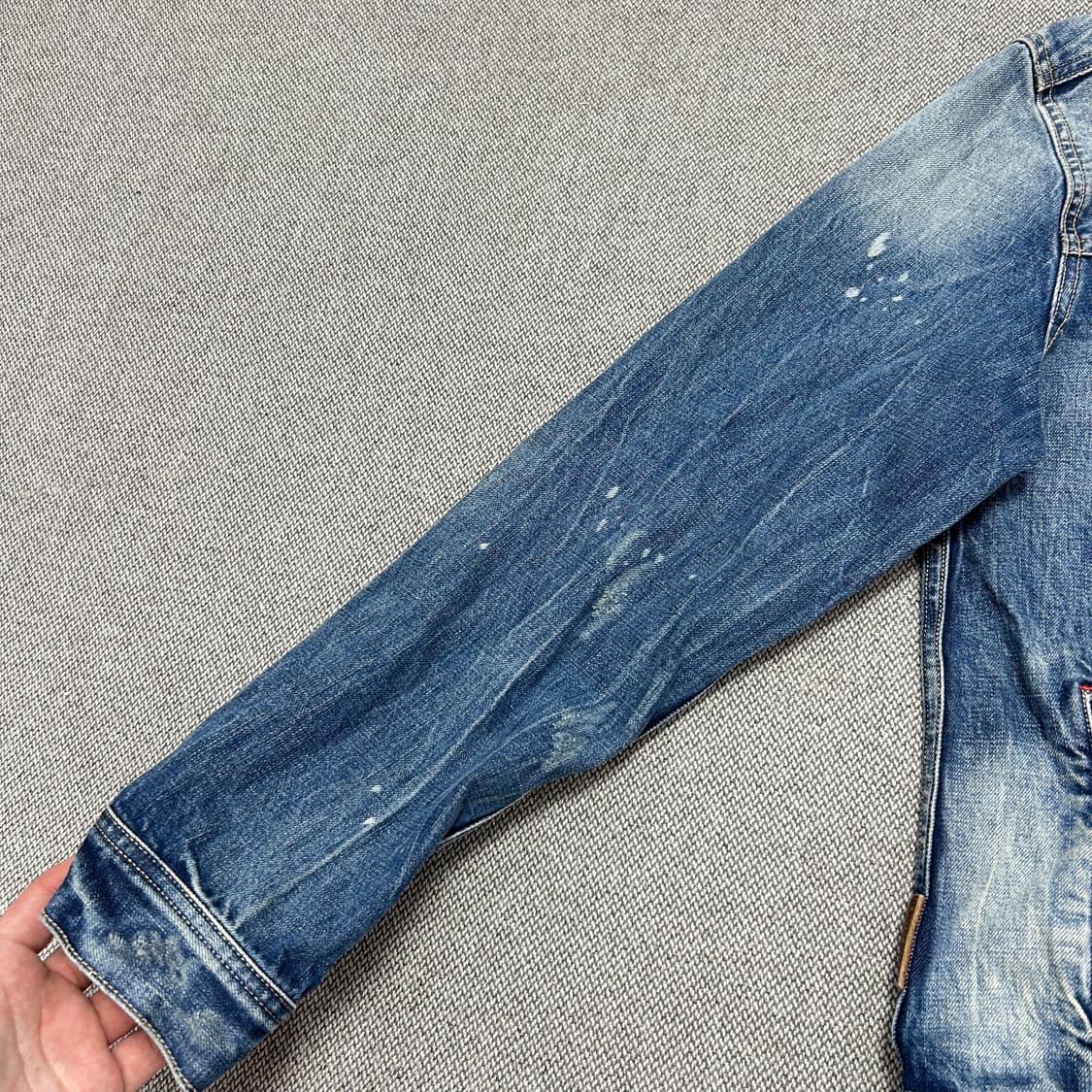 아르마니 빈티지 디테일 데님자켓(XL) 상품이미지3