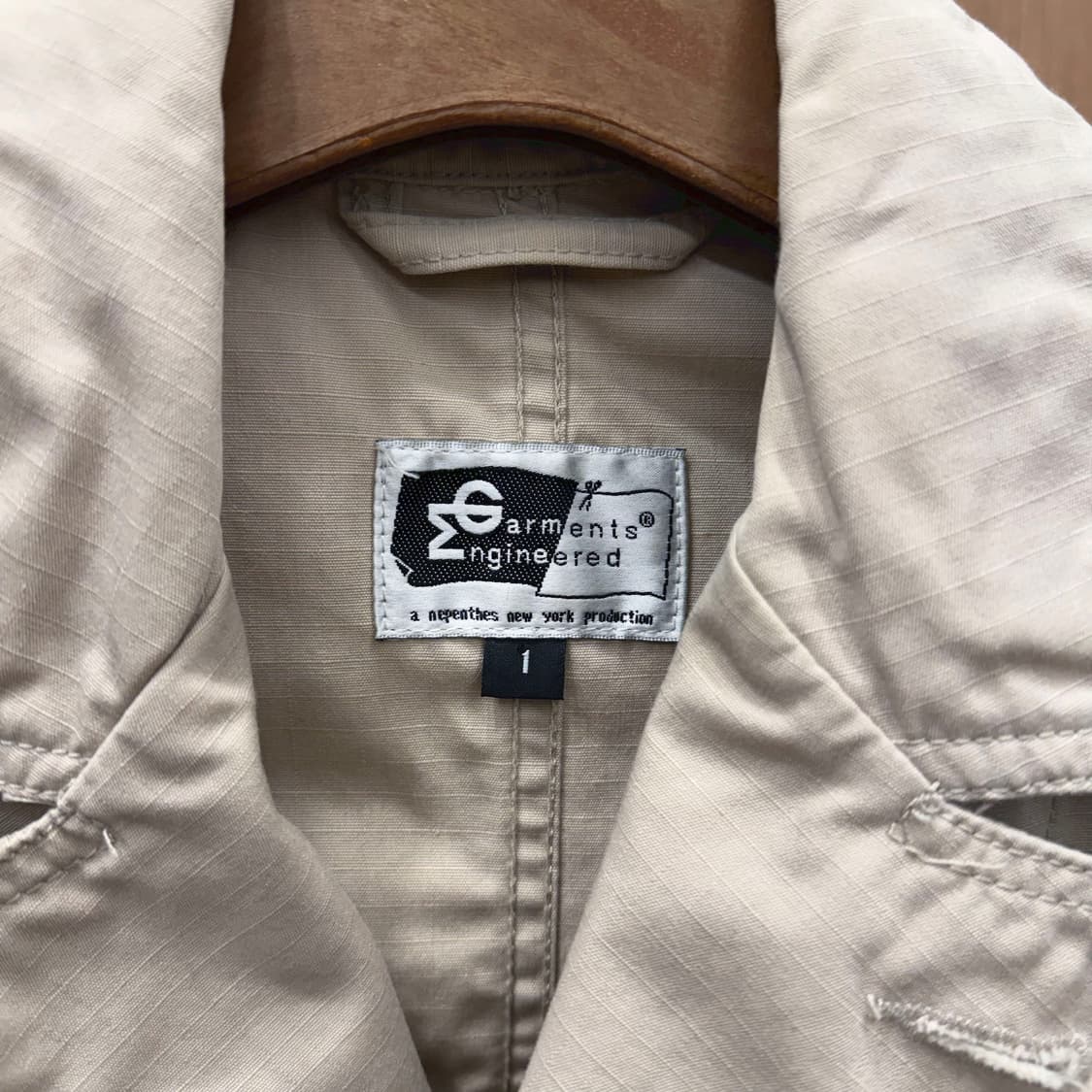 엔지니어드가먼츠 베이지 멀티 포켓 디테일 자켓 상품이미지6