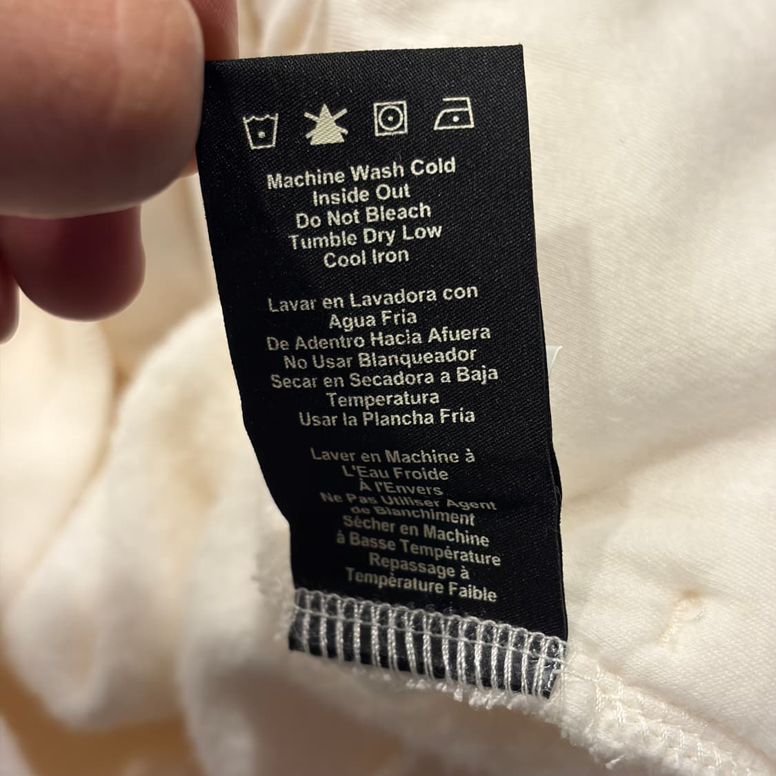 [L] 어그 UGG 로고 스웻 트랙 자켓 화이트 하늘 D179 상품이미지10