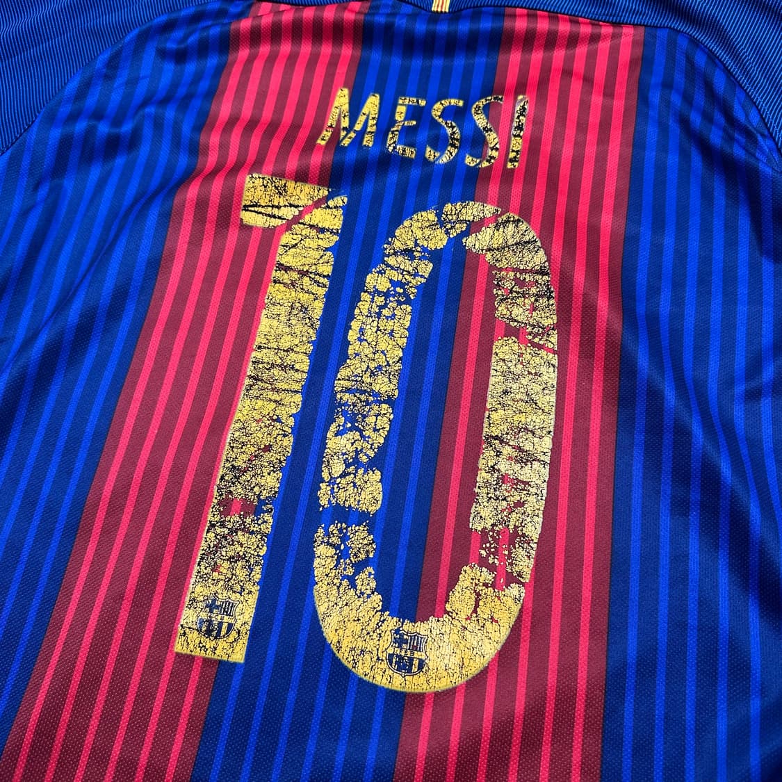 ✨ (바배) 나이키 16-17 메시 바르셀로나 FC 홈 축구 유니폼  상품이미지8