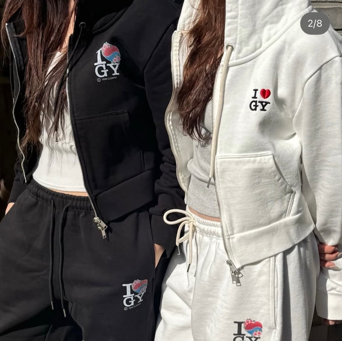 (오늘만가격내림)아이러브글로니 후드집업 상품이미지1