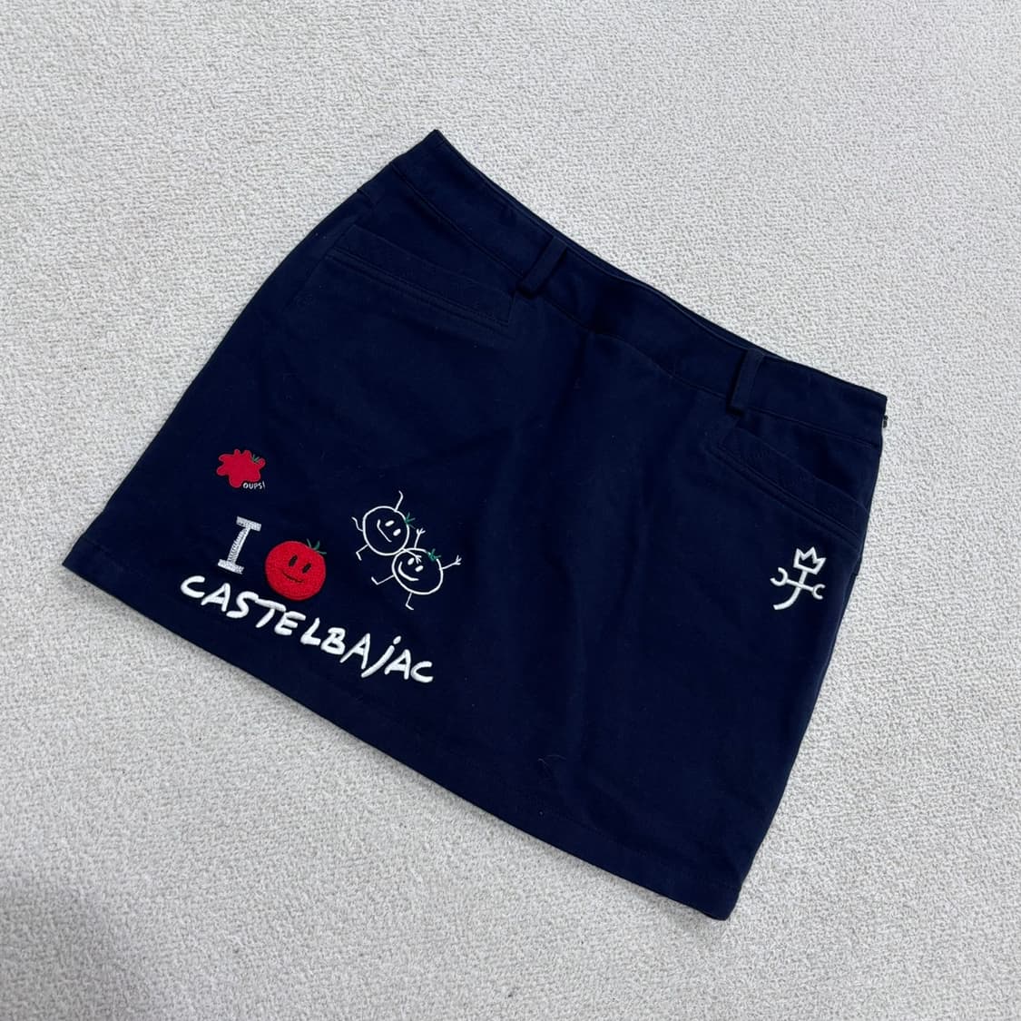 70 까스텔바작 여성 네이비 골프웨어 미니 스커트 0527E 상품이미지1