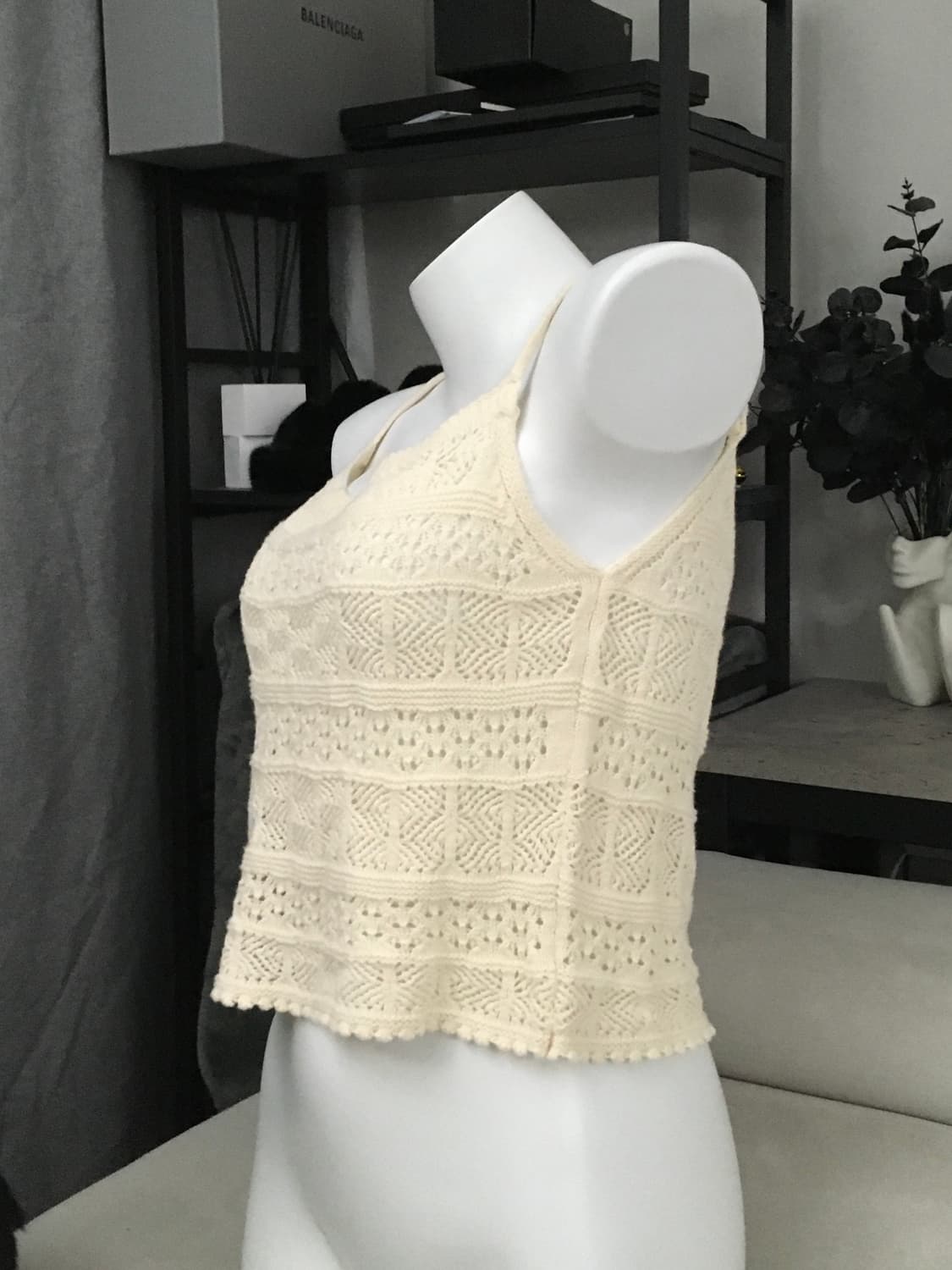 ༒ Ivory Beach Knit Sleeveless 상품이미지4