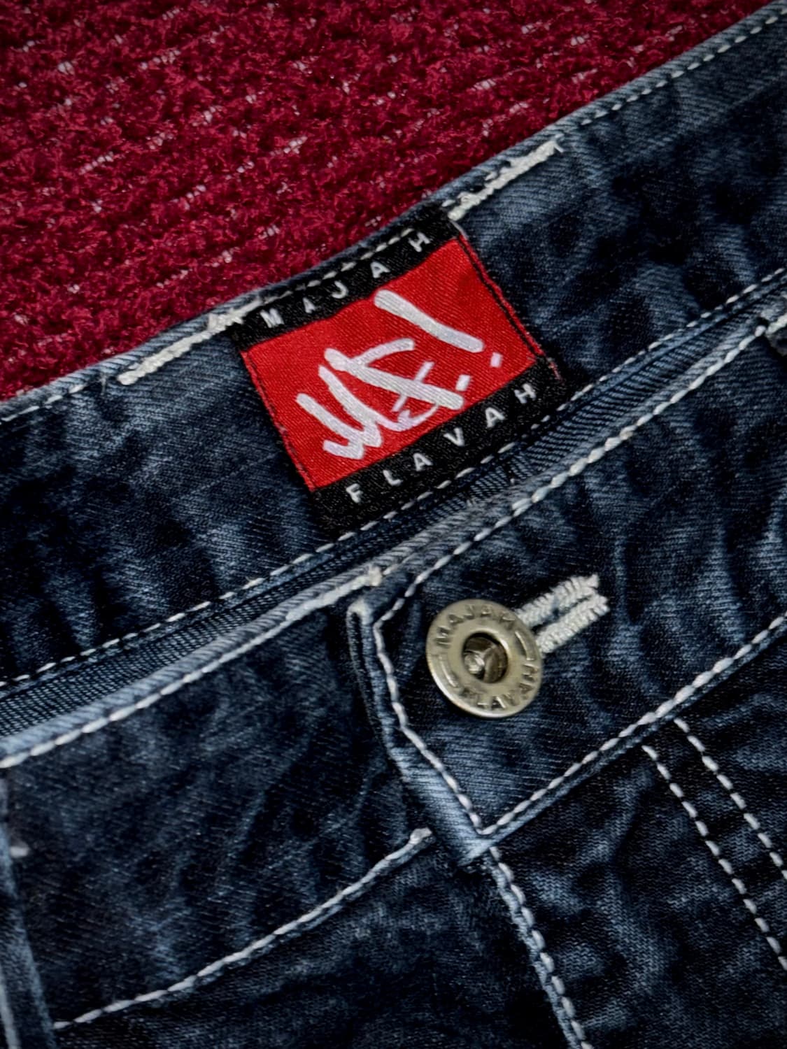 마자 플라바 와이드 생지 데님 팬츠 36 상품이미지9