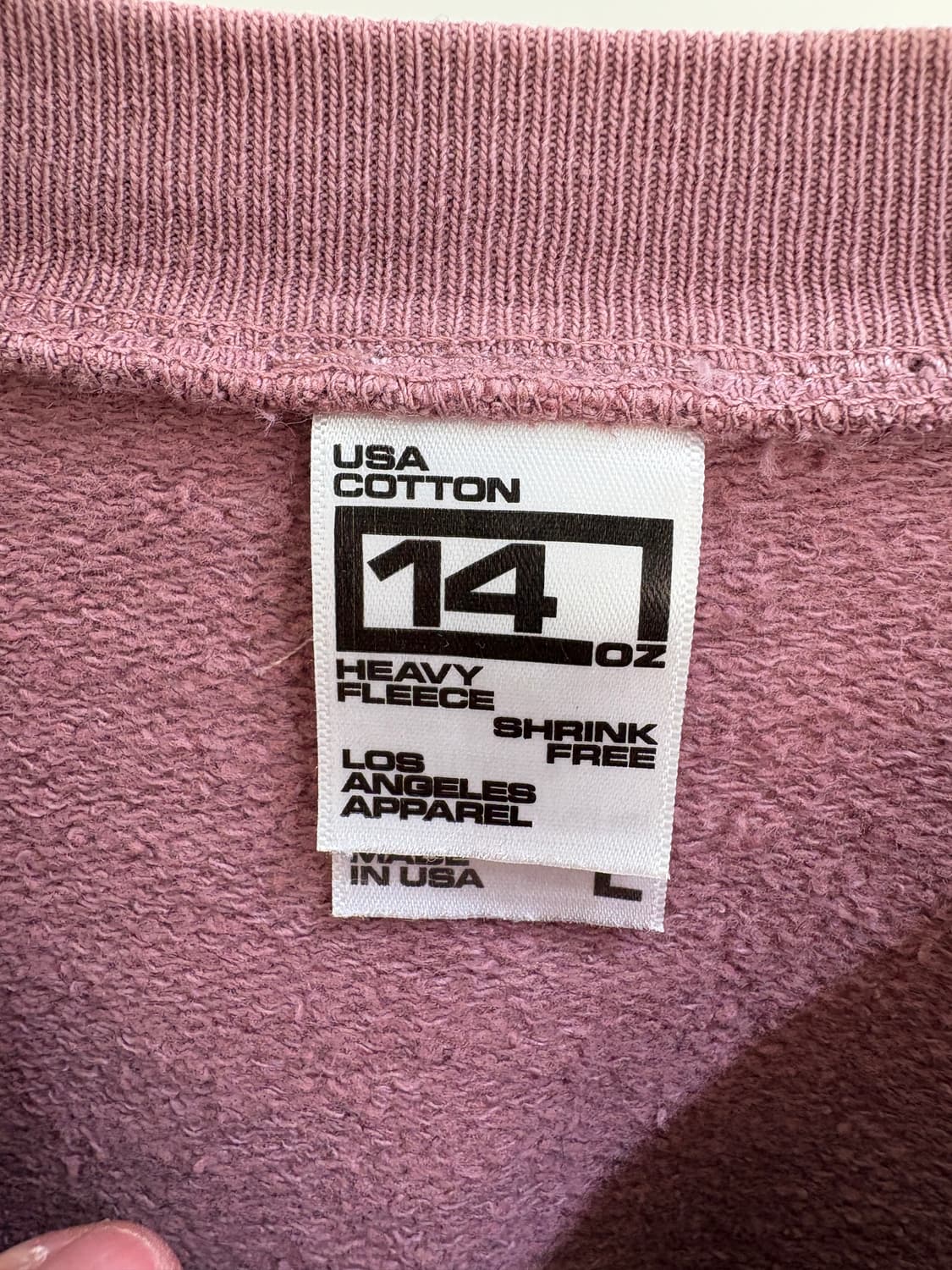 LOS ANGELES APPAREL (Made in USA) 맨투맨 상품이미지6