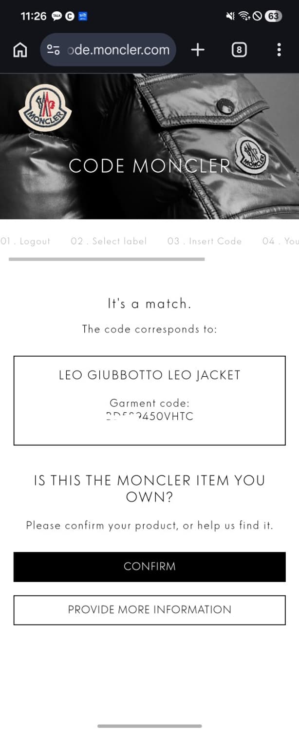 [A] 몽클레어 남성 바람막이 자켓 3호 상품이미지9