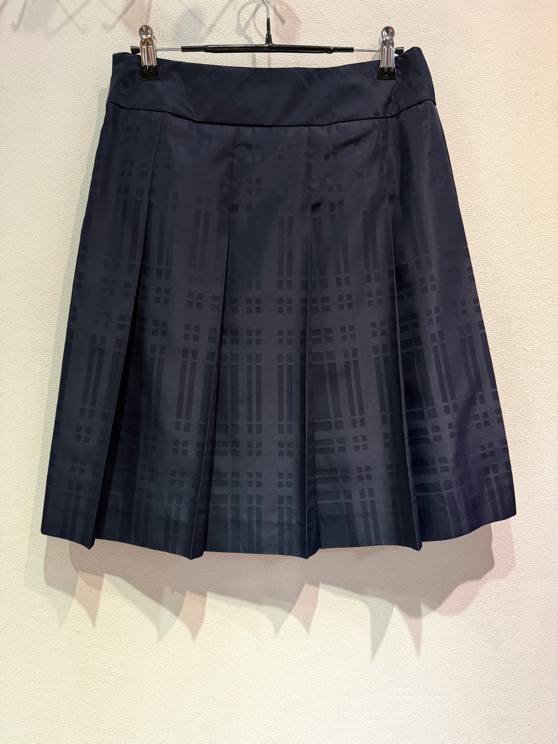  Old England Jacquard Skirt Navy (27.5) 상품이미지2