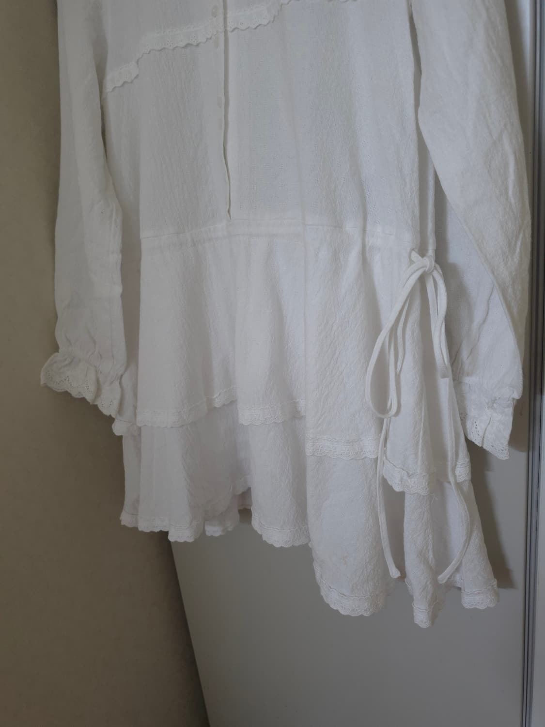 키르시 면 레이스 미니원피스 상품이미지4