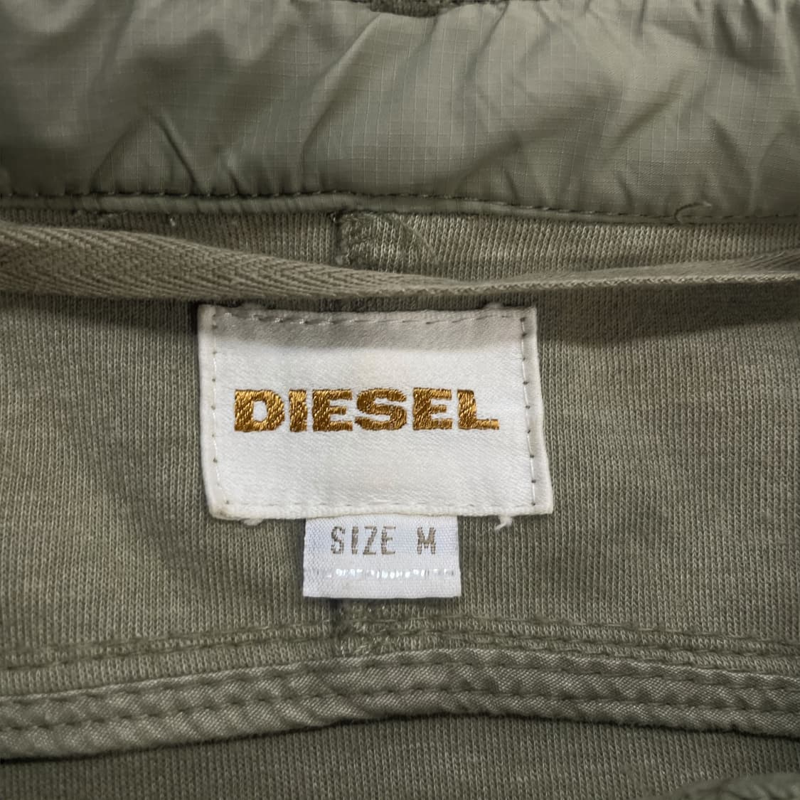 디젤 Diesel 00s 폴리 밀리터리 자켓 카키 상품이미지4