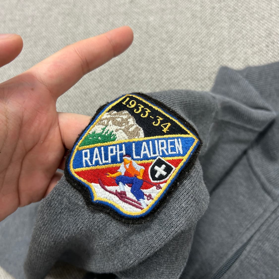 폴로 빅포니 하프집업 스키 다운힐 니트(2XL) 상품이미지4