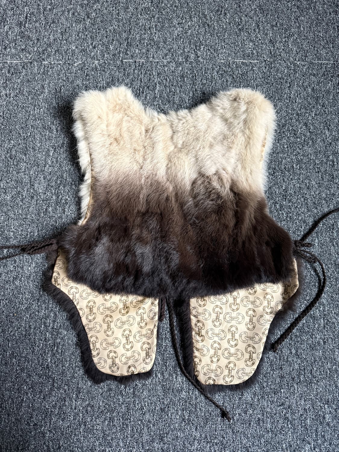 빈티지 로프 퍼 베스트 상품이미지8