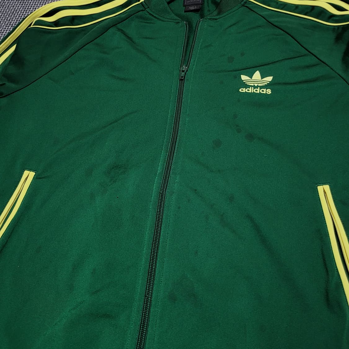 아디다스 슈퍼스타 트랙탑 져지 초록/옐로 (100) 상품이미지7