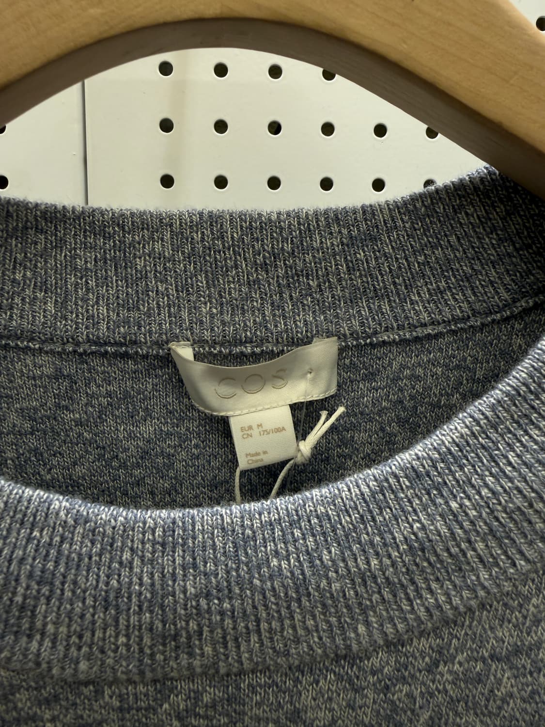 코스 울 니트 스웨터 그레이 U1115 상품이미지5