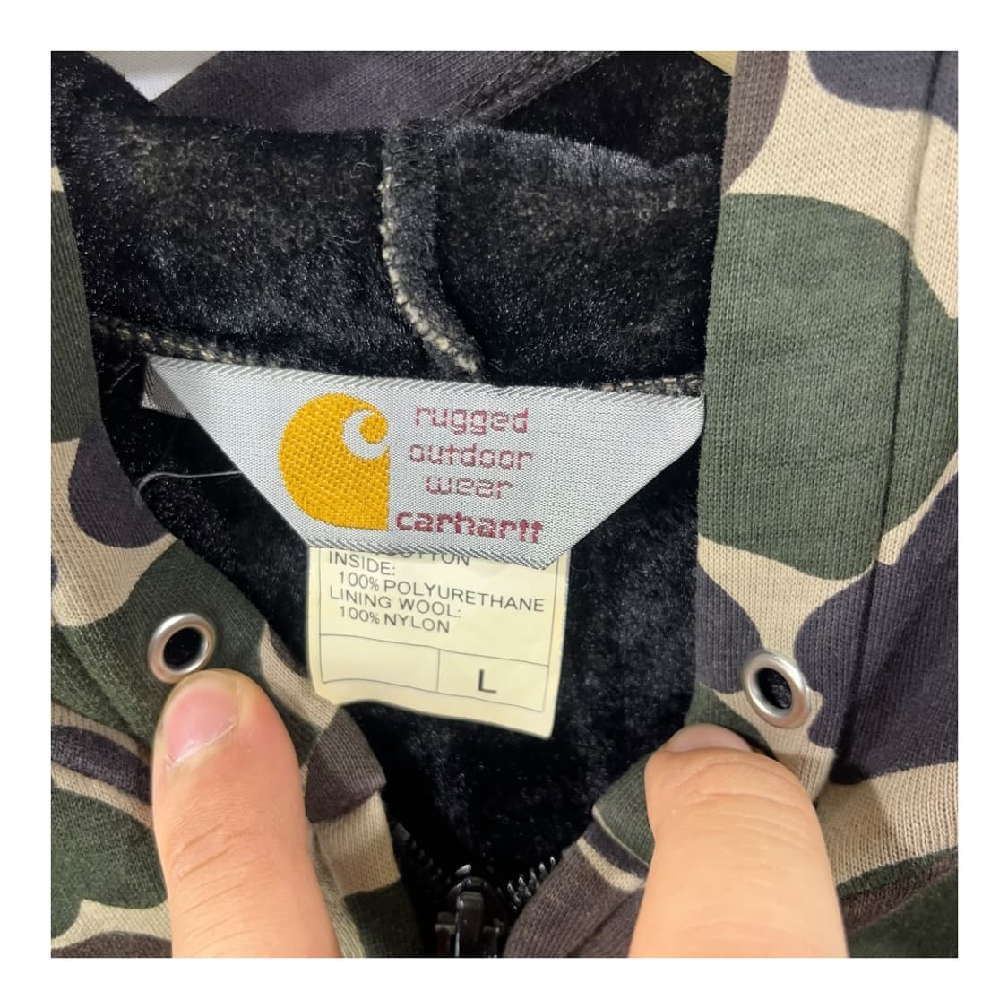 [Carhartt] 칼하트 Rugged Outdoor 카모 후드집업  상품이미지5