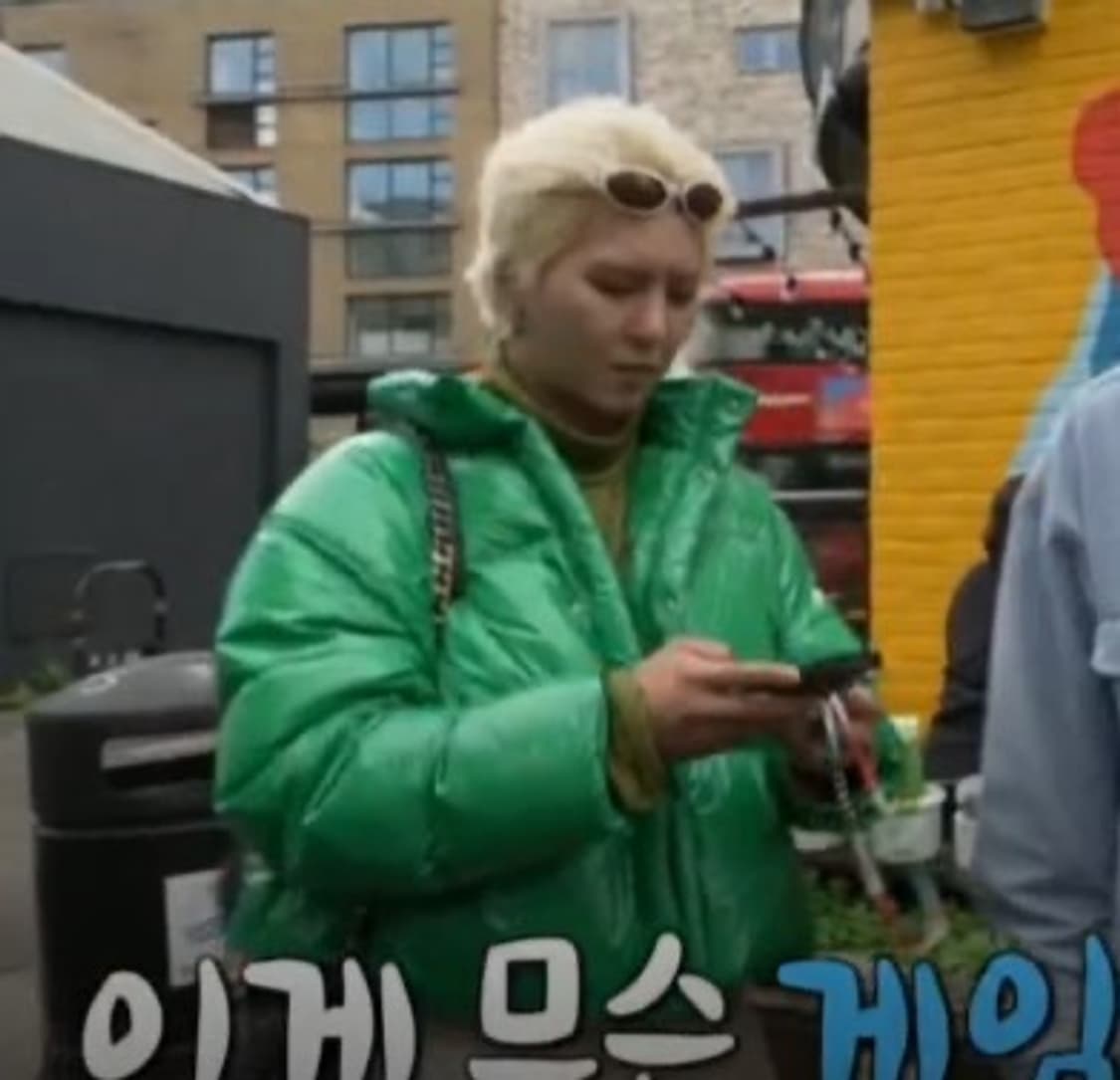 프라이 숏 푸퍼 자켓 그린S 상품이미지5