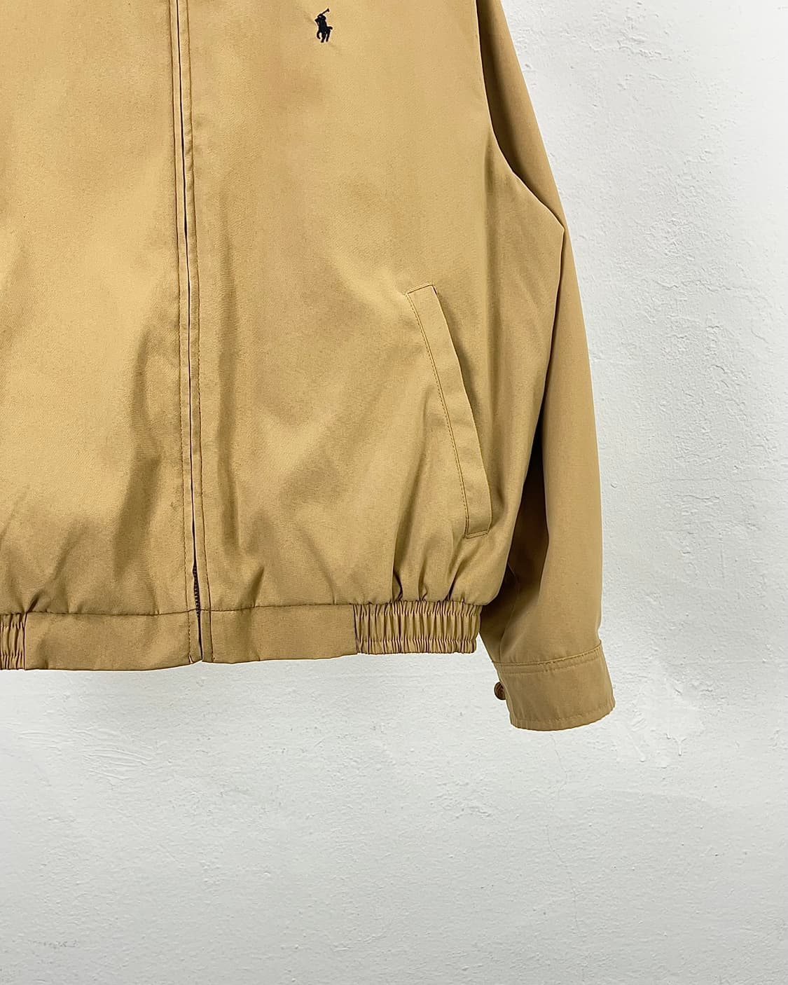 폴로 랄프로렌 베이지 폴리쉘 베이포트 해링턴 블루종 자켓 상품이미지5