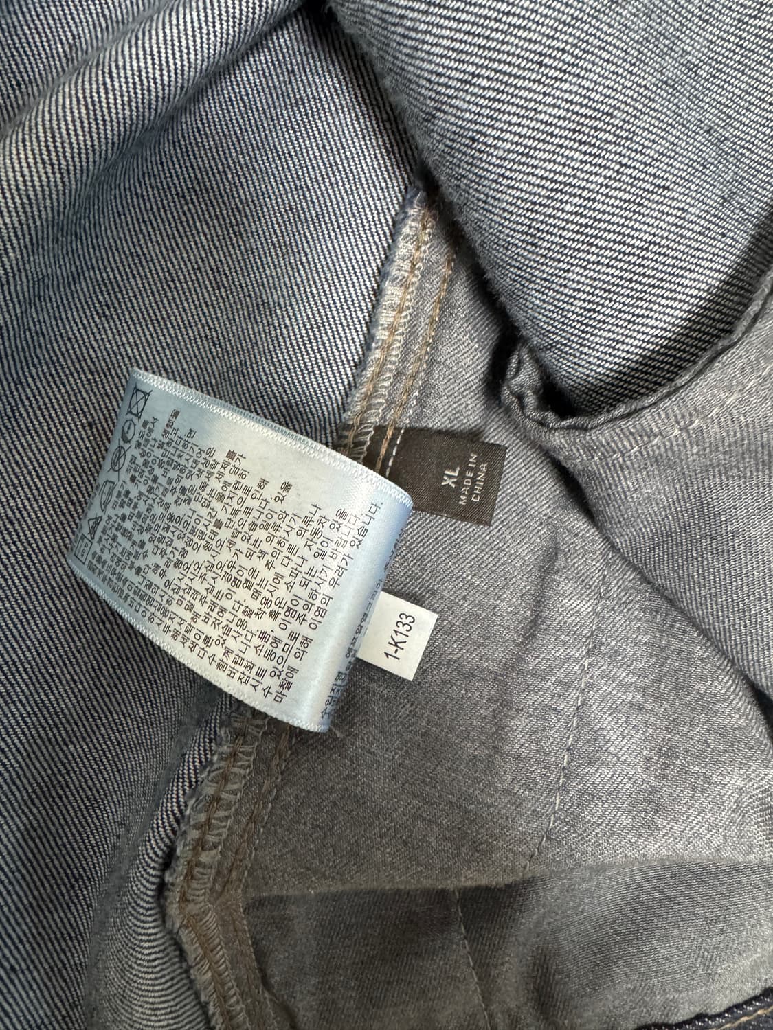 유니클로/데님 트러커 재킷 68 블루 상품이미지3