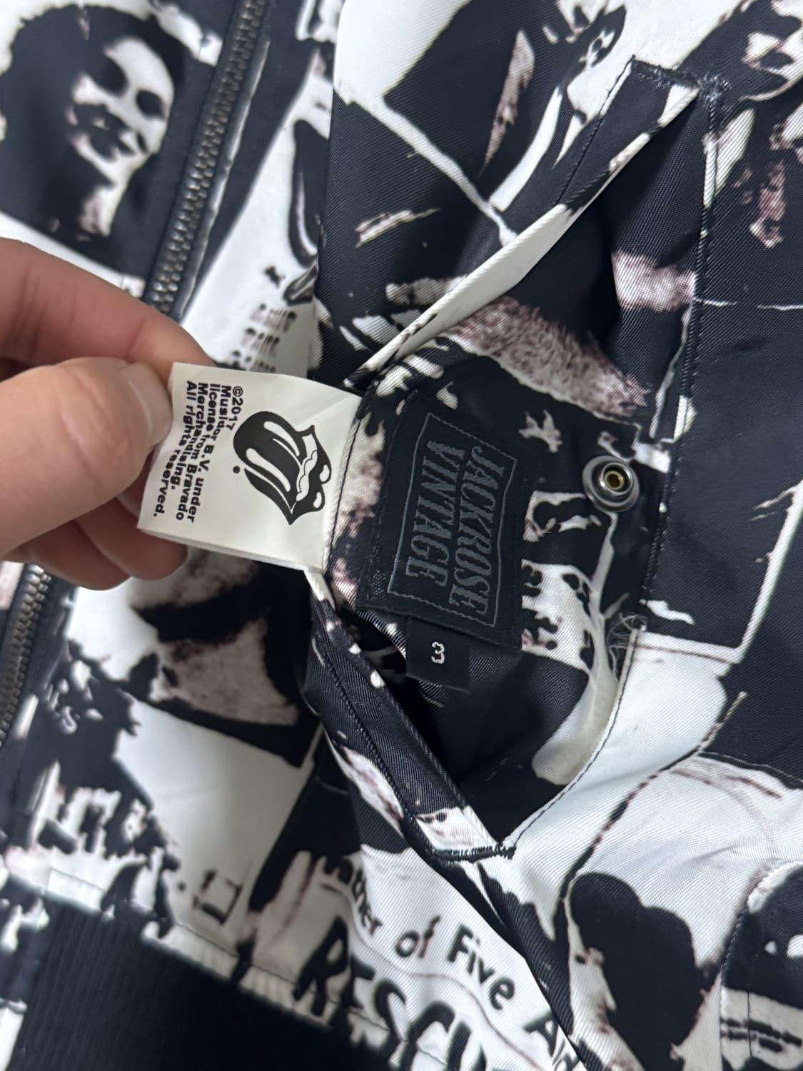 잭 로즈 롤링스톤즈 밴드 리버시블 자켓 펑크 하드 록 상품이미지9