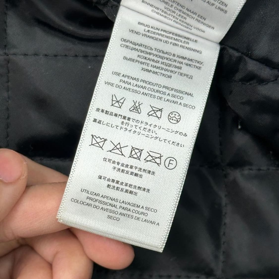 MICHAEL KORS 레더믹스 슬리브 자켓 XS 상품이미지9