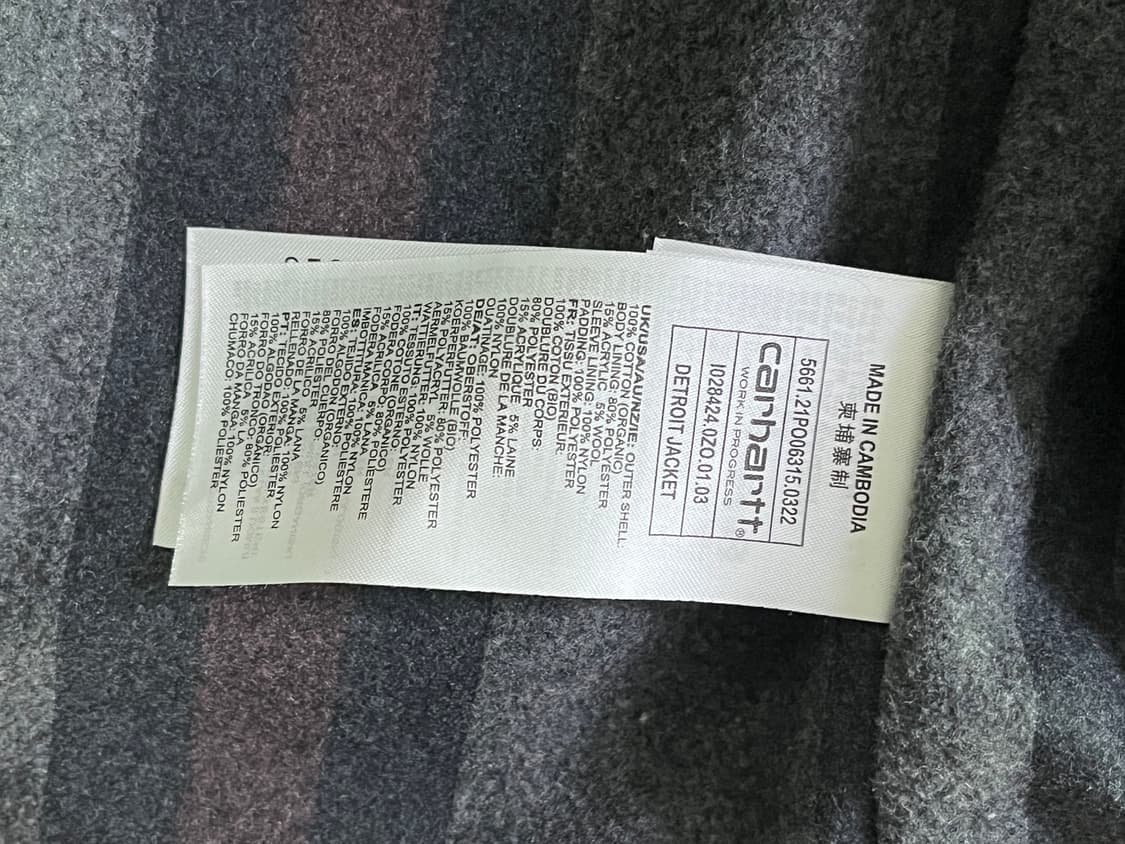 칼하트 wip 디트로이트 자켓 모스그린 상품이미지3