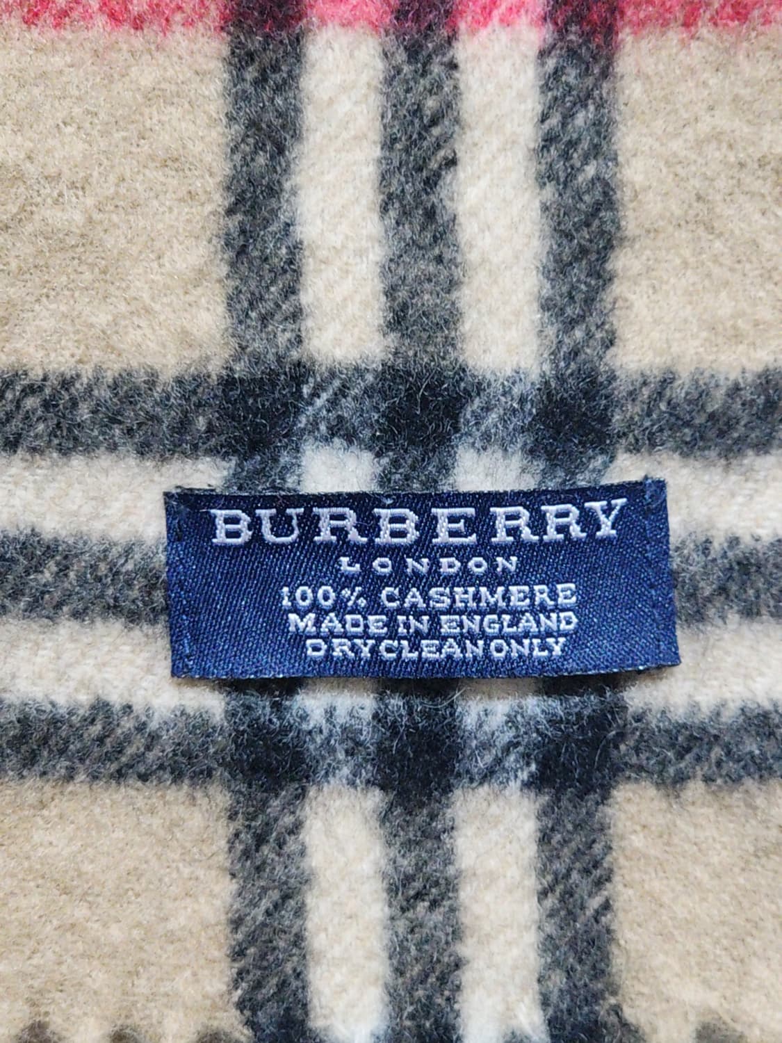 (정품) 버버리 캐시미어 머플러 노바체크 목도리  상품이미지5