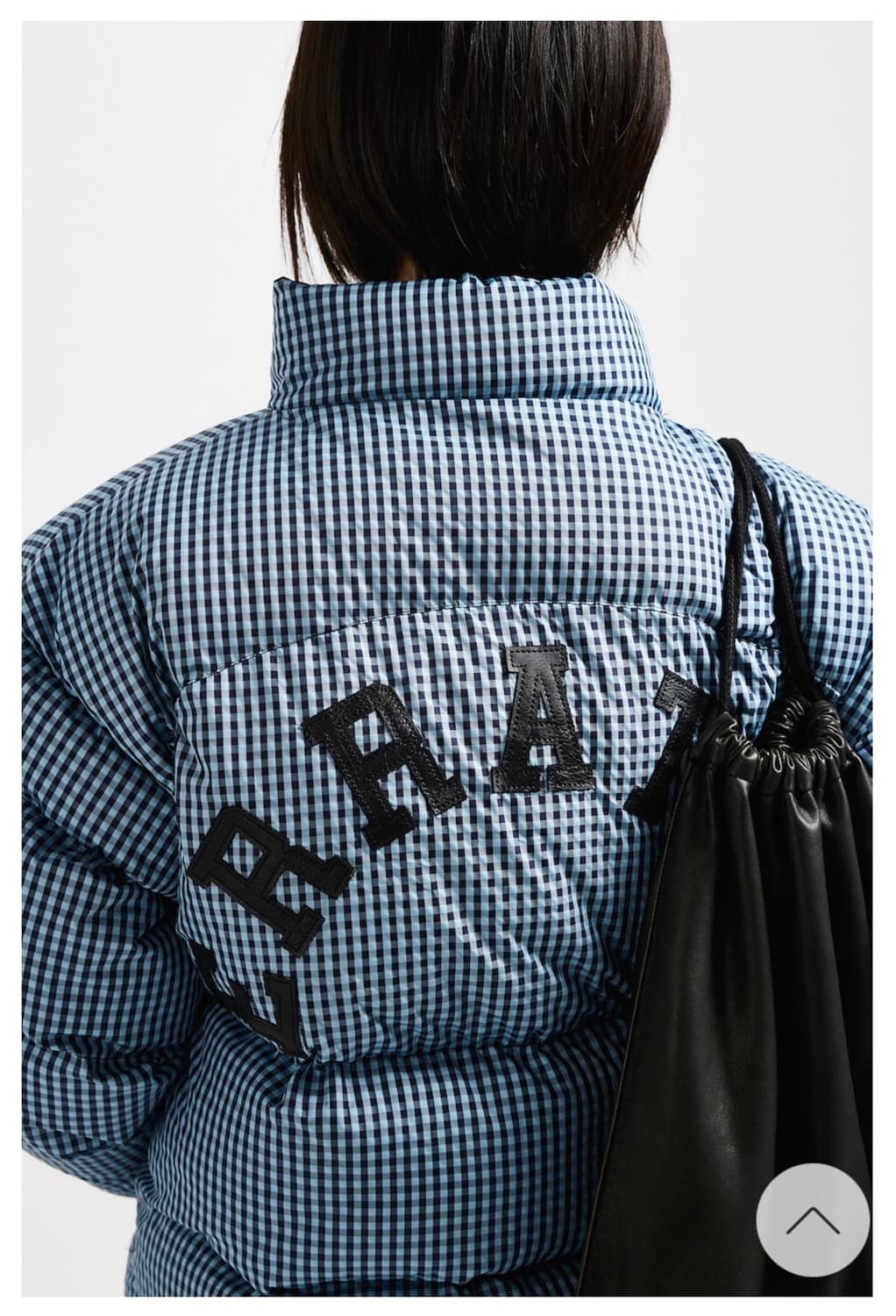 ertr 체크 패딩 상품이미지2