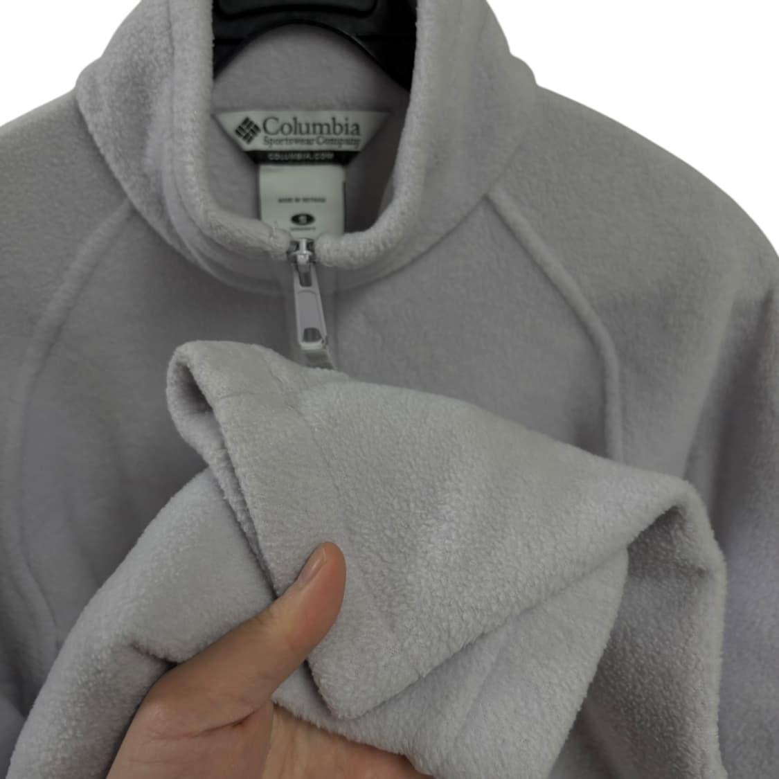 콜롬비아 우먼 후리스자켓 바이올렛 상품이미지4