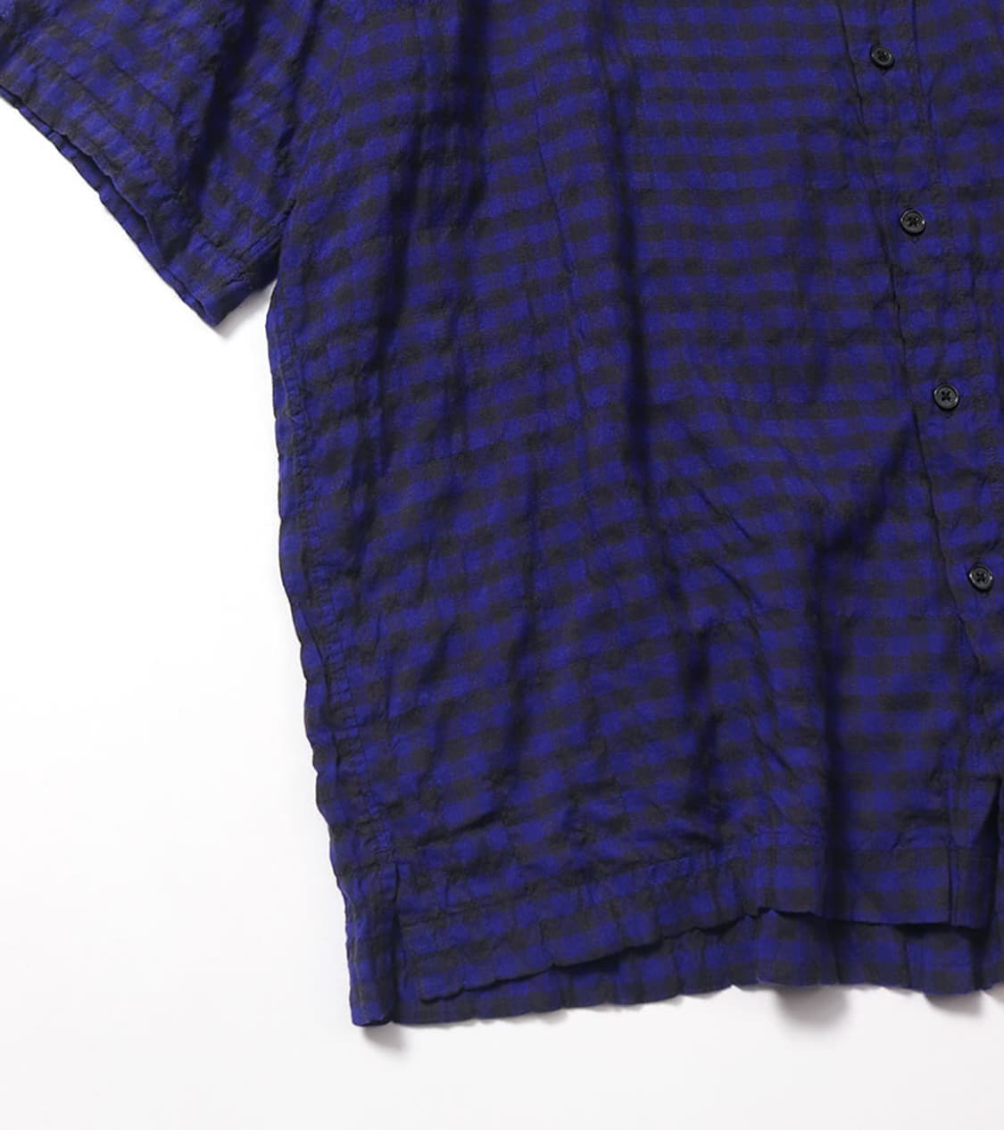 NANO UNIVERSE - BAND COLLAR CHECK SHIRT 상품이미지5