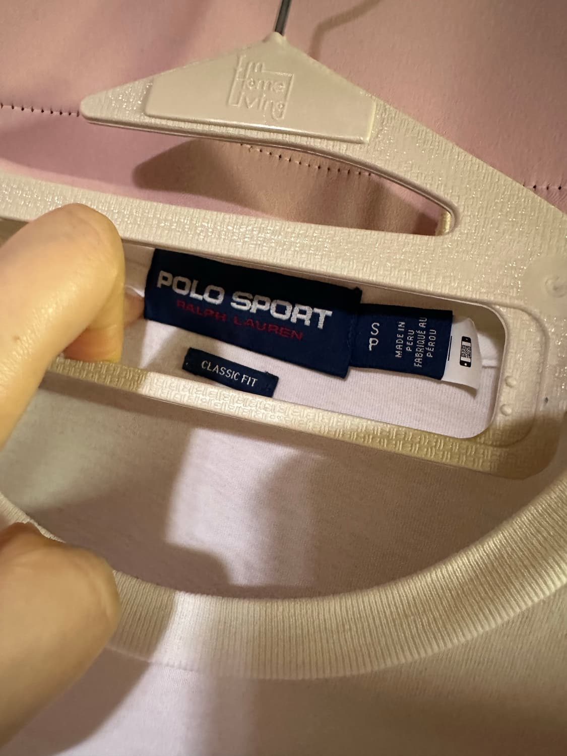 폴로랄프로렌 클래식 핏 폴로 스포츠 티셔츠 화이트 반팔 폴로반팔 상품이미지3