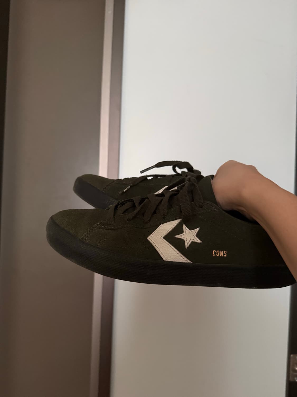 컨버스 콘스 PL 벌크 프로 스웨이드 포레스트 쉘터 로우 캔버스화 상품이미지2