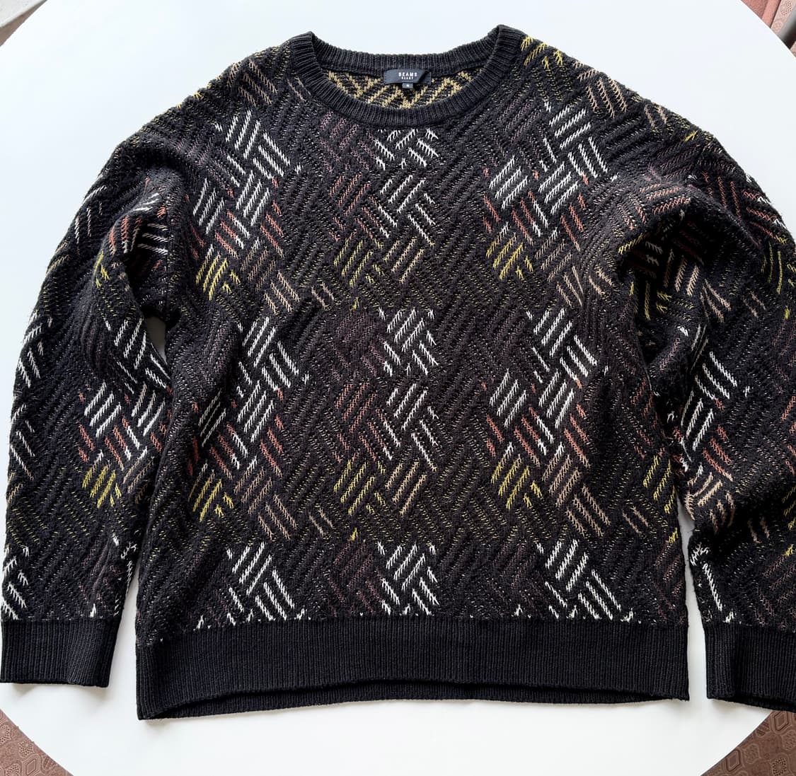 빔즈 BEAMS heart 니트 (m) 상품이미지8