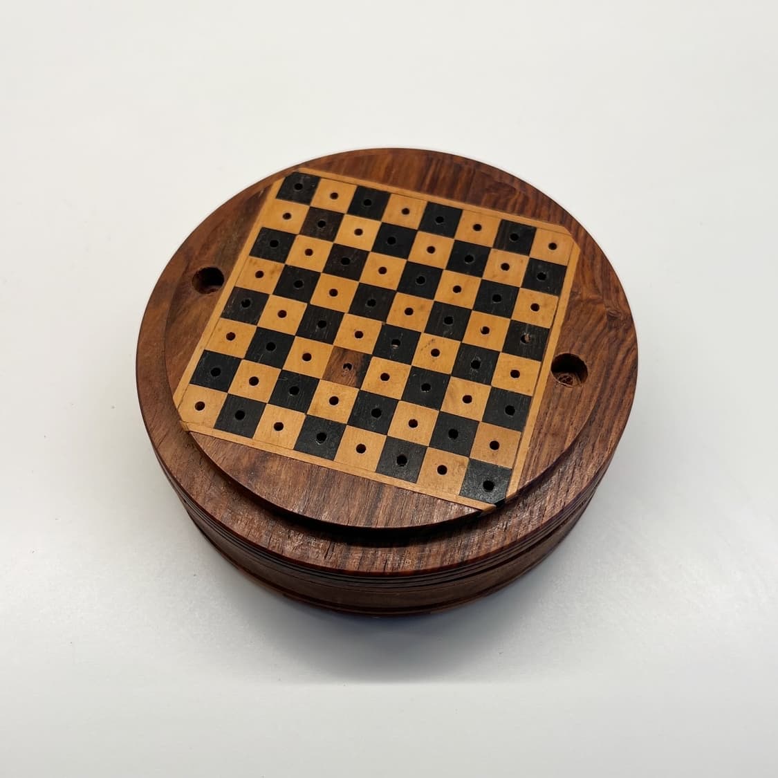 빈티지 라운드 원목 체스게임 상품이미지3