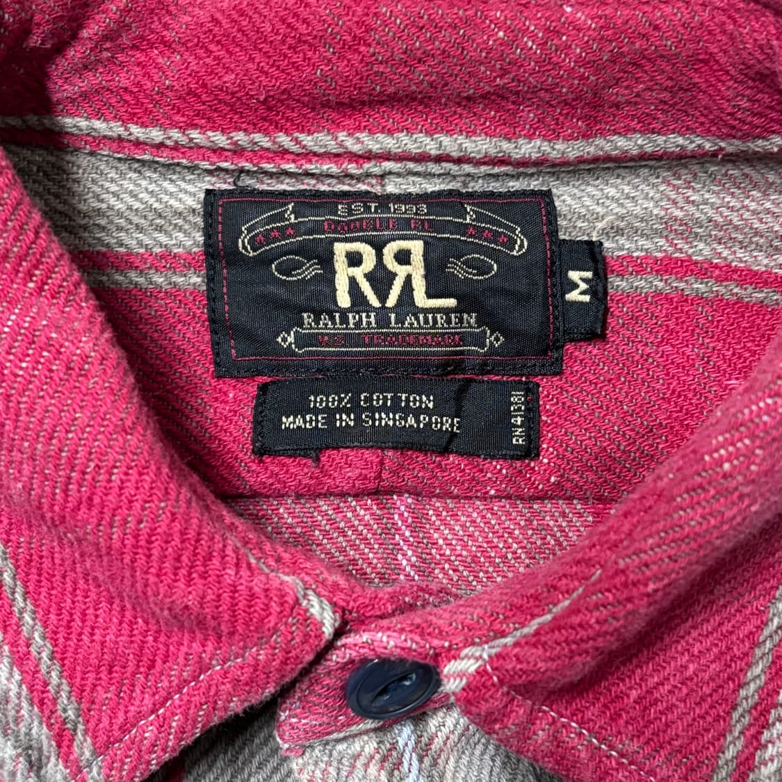 90’s RRL 더블알엘 플란넬 셔츠  상품이미지5