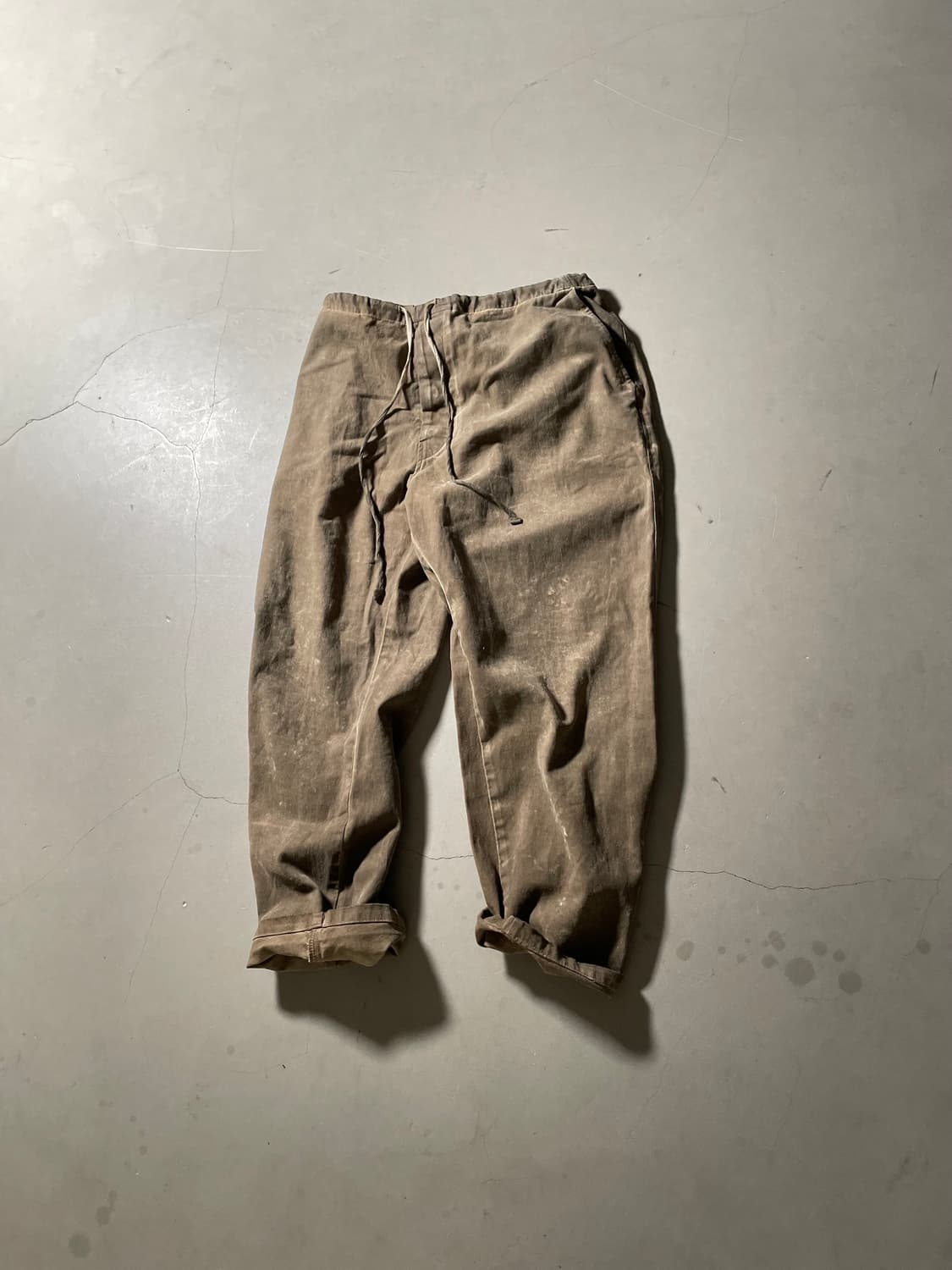 KZ Atelier  Dyed & Damaged Easy Pants 상품이미지1