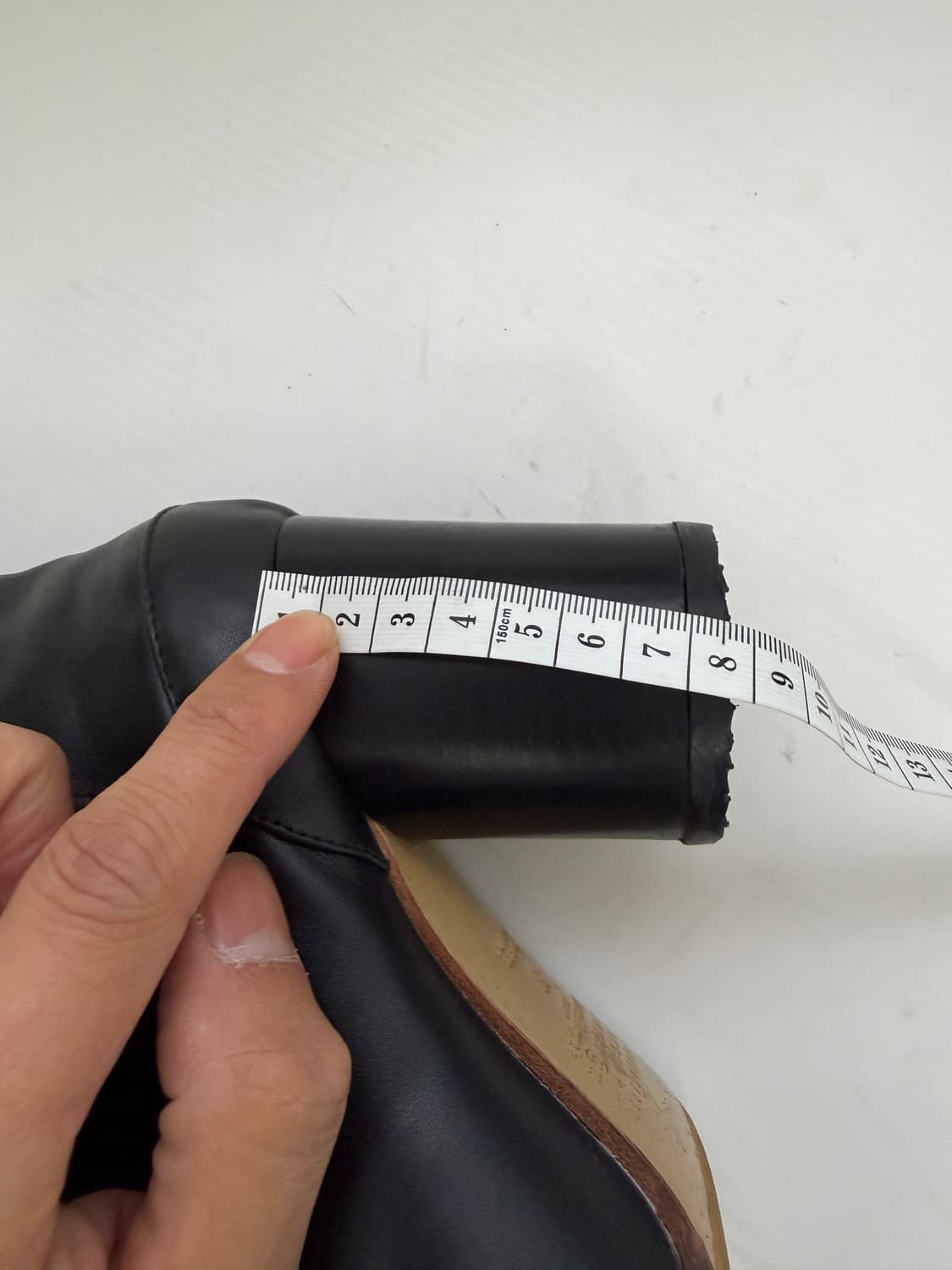 정품) 메종마르지엘라 타비 가죽 부츠 38 상품이미지8